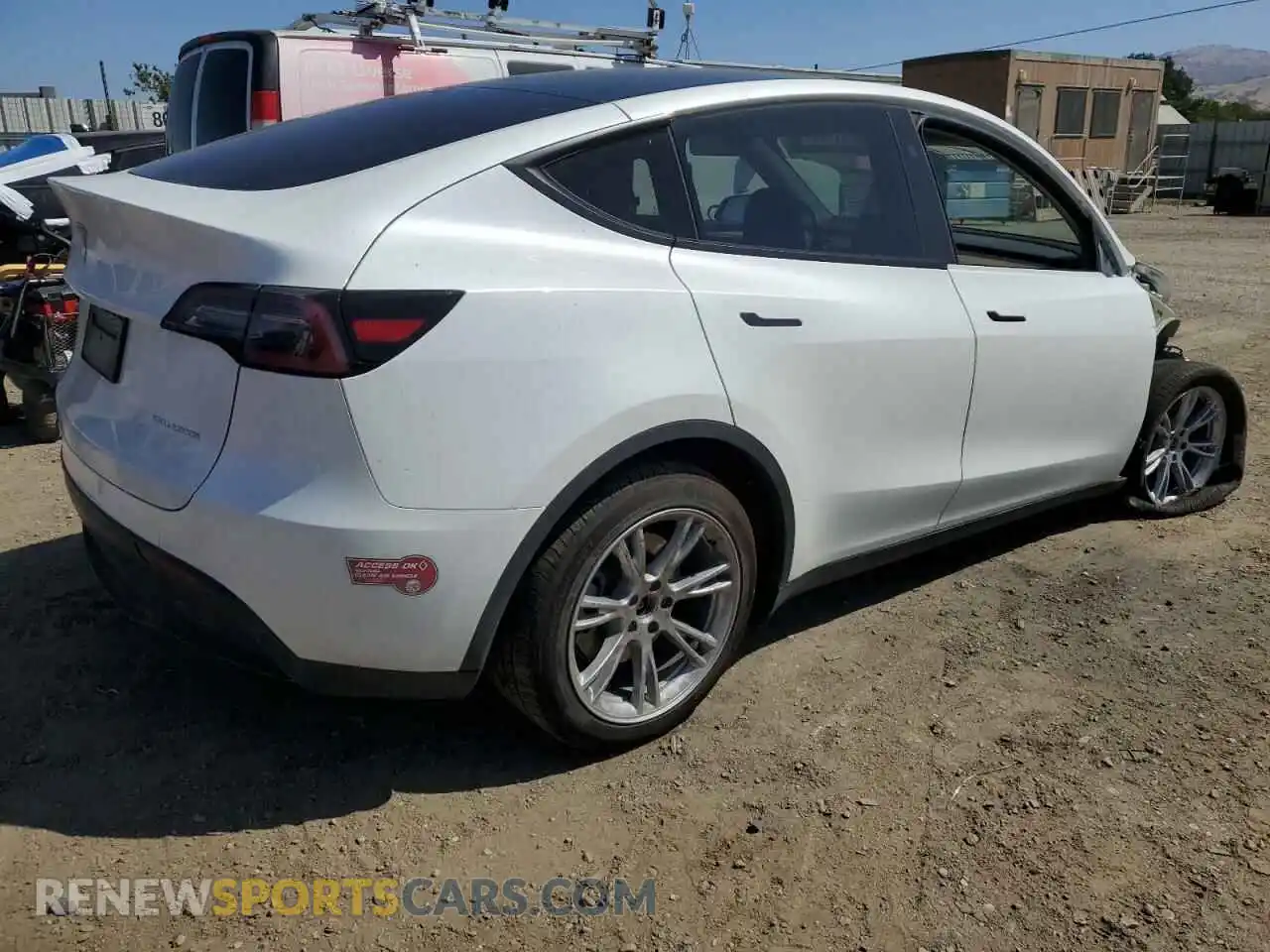 3 Photograph of a damaged car 7SAYGDEE4PF971446 TESLA MODEL Y 2023
