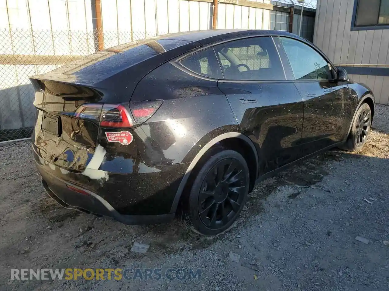 3 fotografías del automóvil dañado 7SAYGDEE5PA029077 TESLA MODEL Y 2023