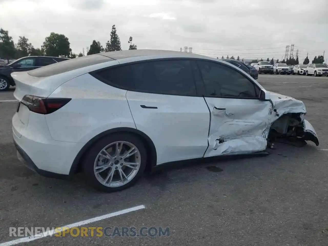 3 Photograph of a damaged car 7SAYGDEE5PA035557 TESLA MODEL Y 2023