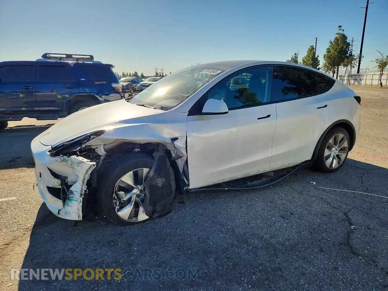 1 Photograph of a damaged car 7SAYGDEE5PA036157 TESLA MODEL Y 2023
