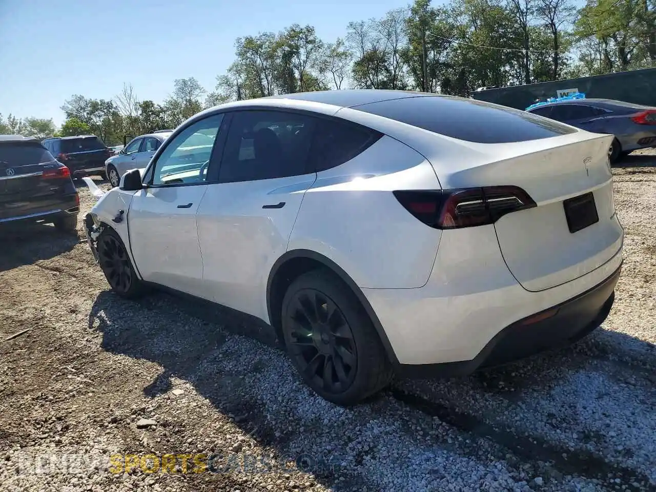 2 Photograph of a damaged car 7SAYGDEE5PA041181 TESLA MODEL Y 2023