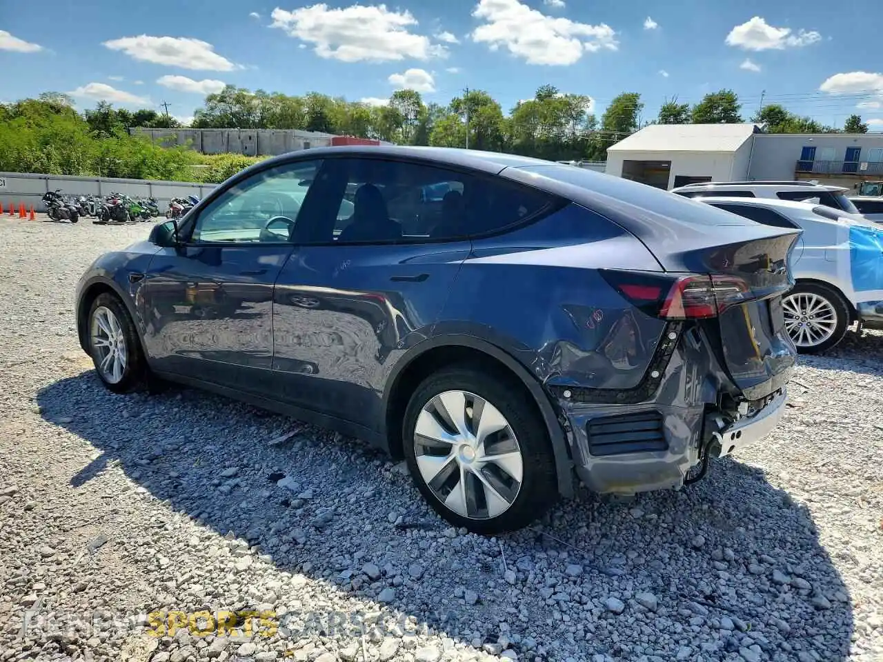 2 Фотография поврежденного автомобиля 7SAYGDEE5PA060216 TESLA MODEL Y 2023