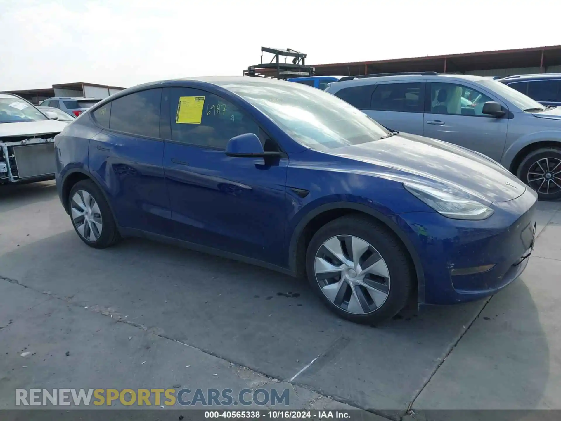 1 Photograph of a damaged car 7SAYGDEE5PA062905 TESLA MODEL Y 2023