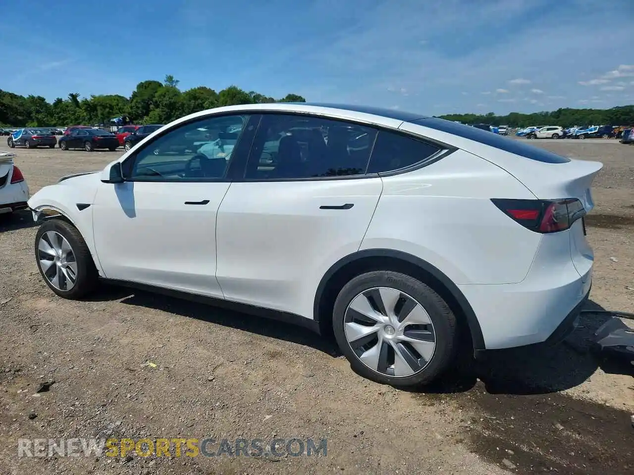 2 fotografías del automóvil dañado 7SAYGDEE5PA081485 TESLA MODEL Y 2023