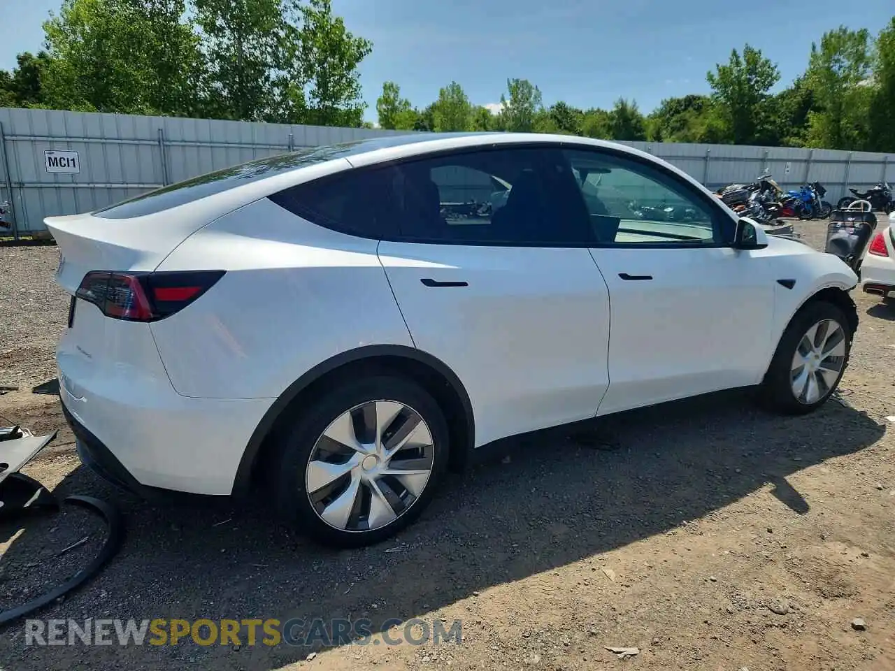 3 fotografías del automóvil dañado 7SAYGDEE5PA081485 TESLA MODEL Y 2023