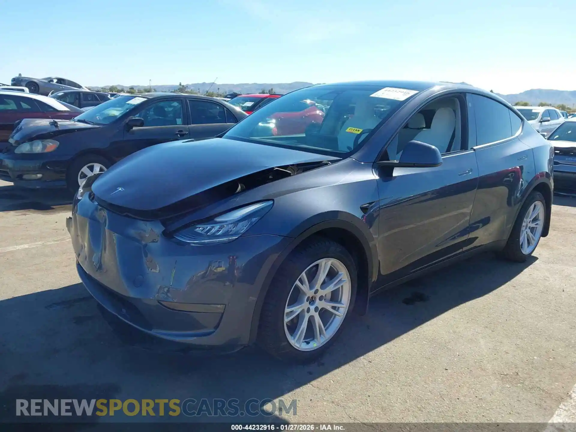 2 Photograph of a damaged car 7SAYGDEE5PA088453 TESLA MODEL Y 2023