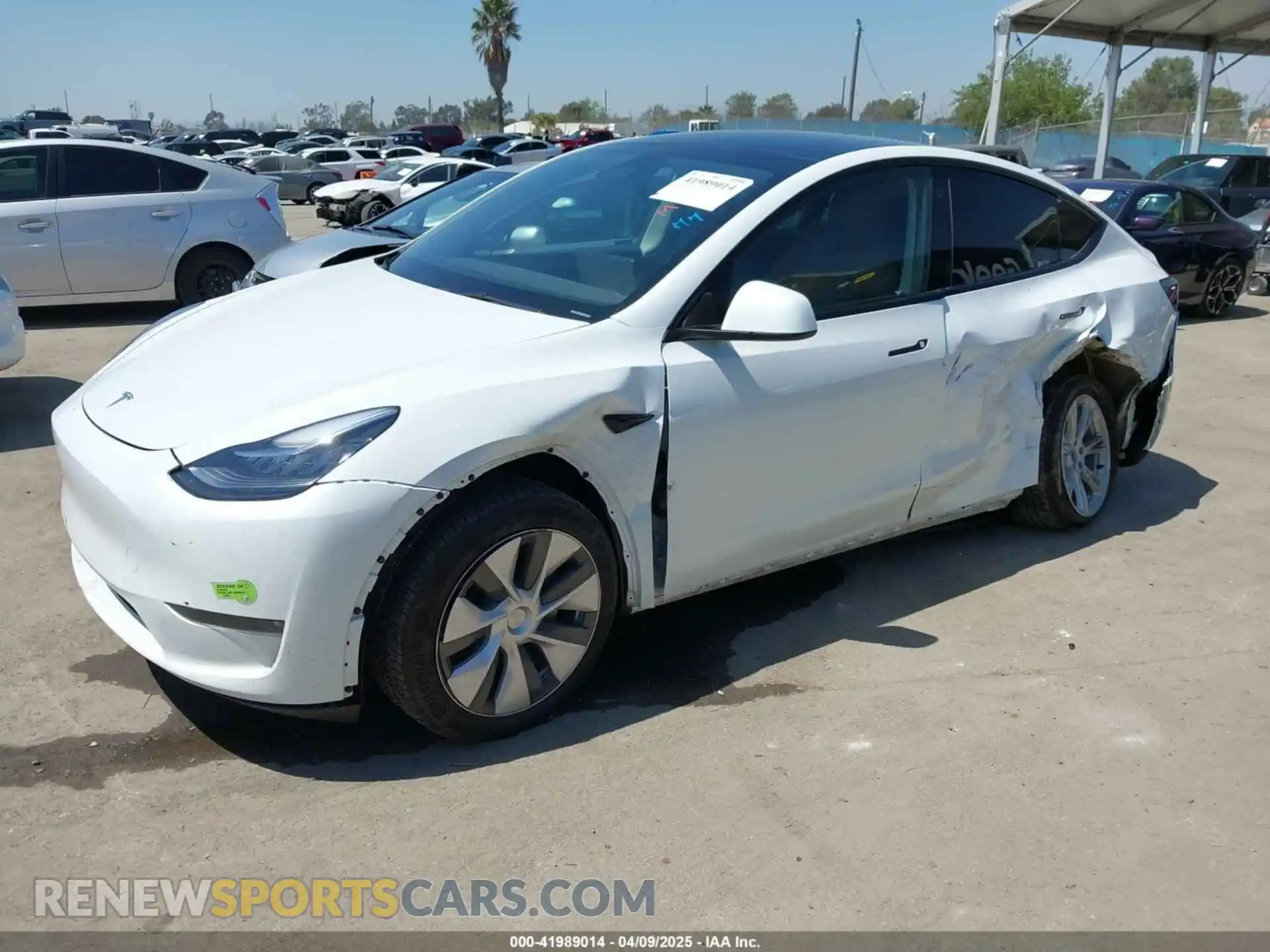 2 Photograph of a damaged car 7SAYGDEE5PA104635 TESLA MODEL Y 2023