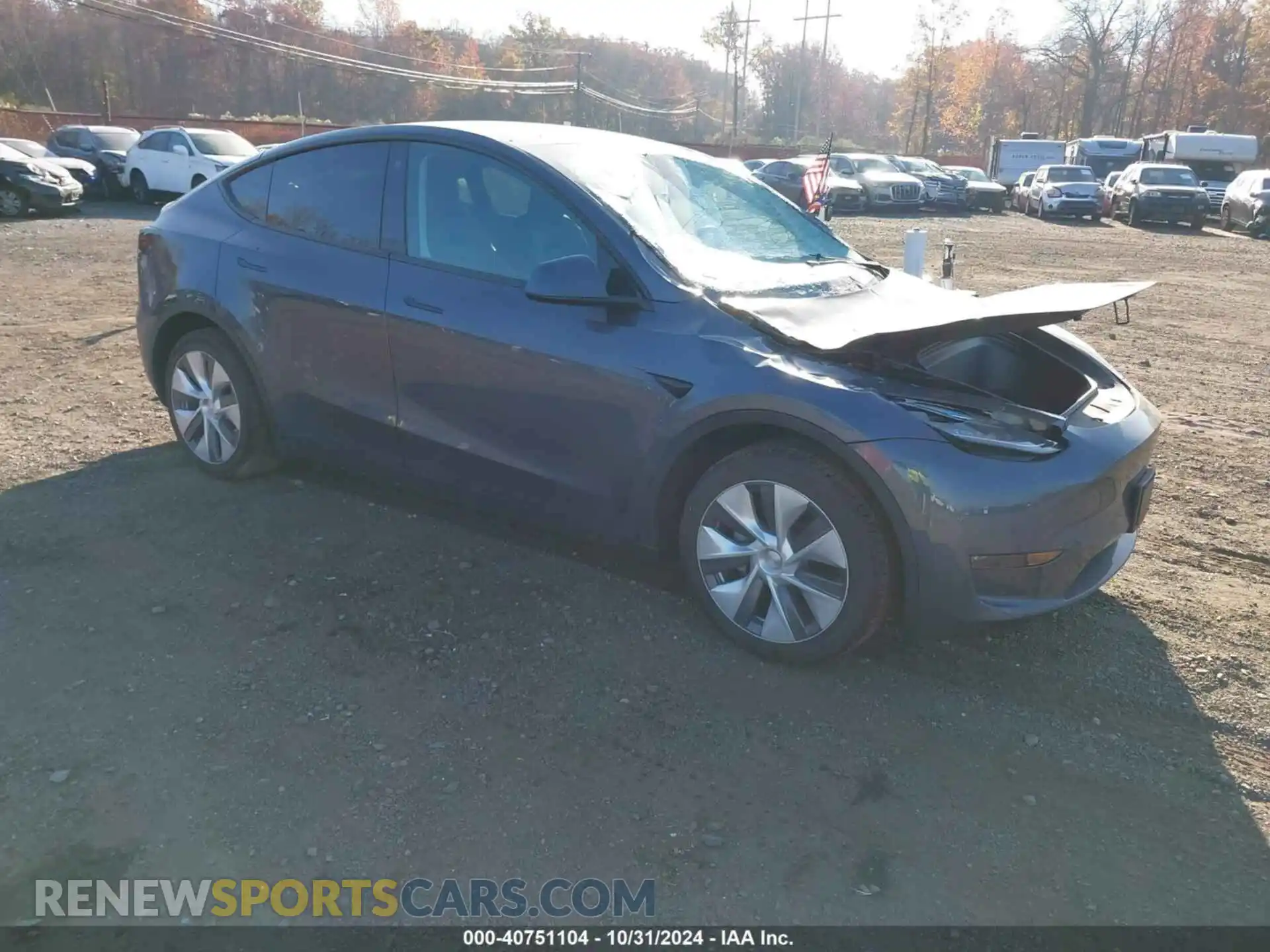 1 Photograph of a damaged car 7SAYGDEE5PA106501 TESLA MODEL Y 2023