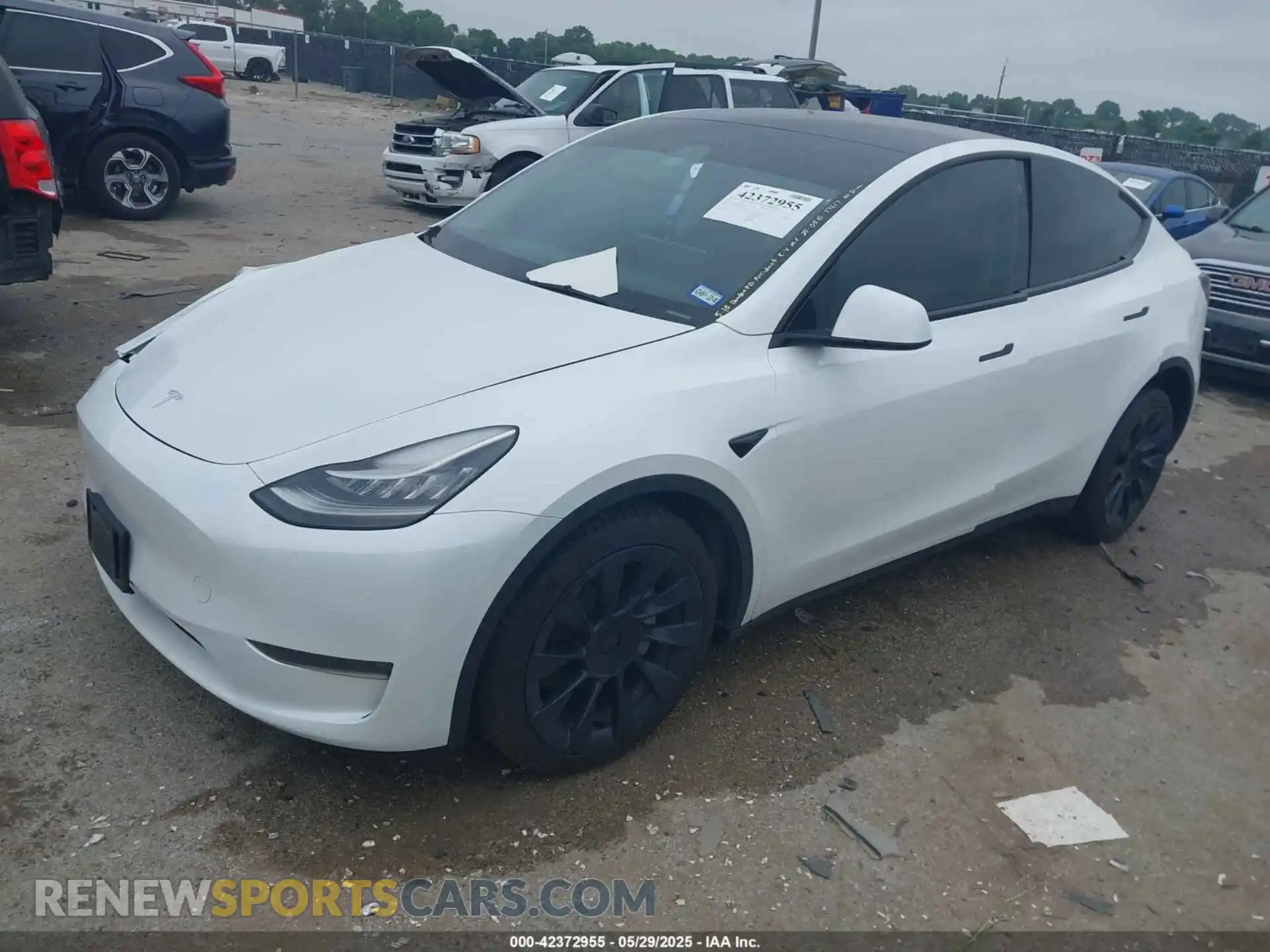 2 Photograph of a damaged car 7SAYGDEE5PA109334 TESLA MODEL Y 2023