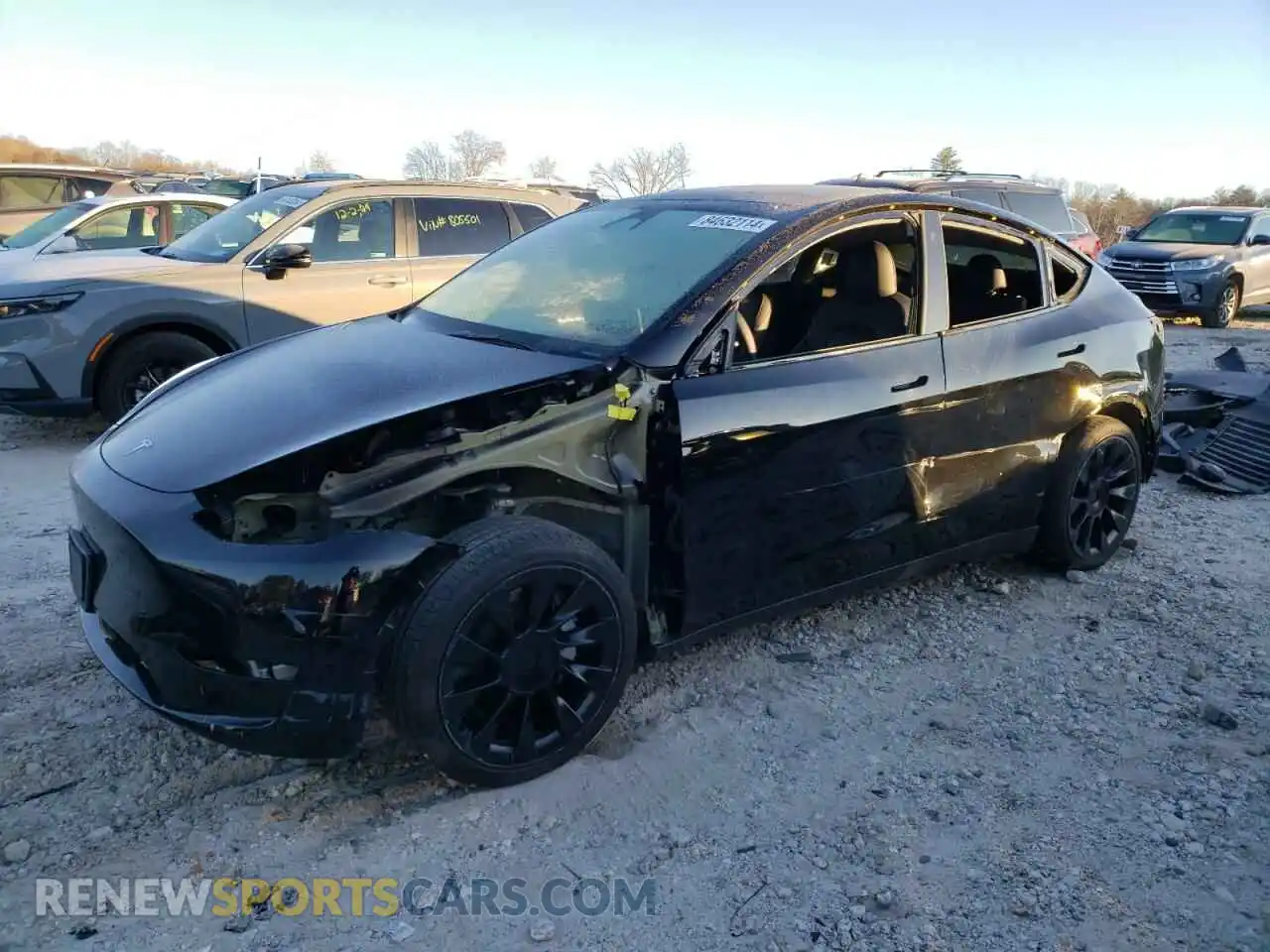 1 Photograph of a damaged car 7SAYGDEE5PA111598 TESLA MODEL Y 2023
