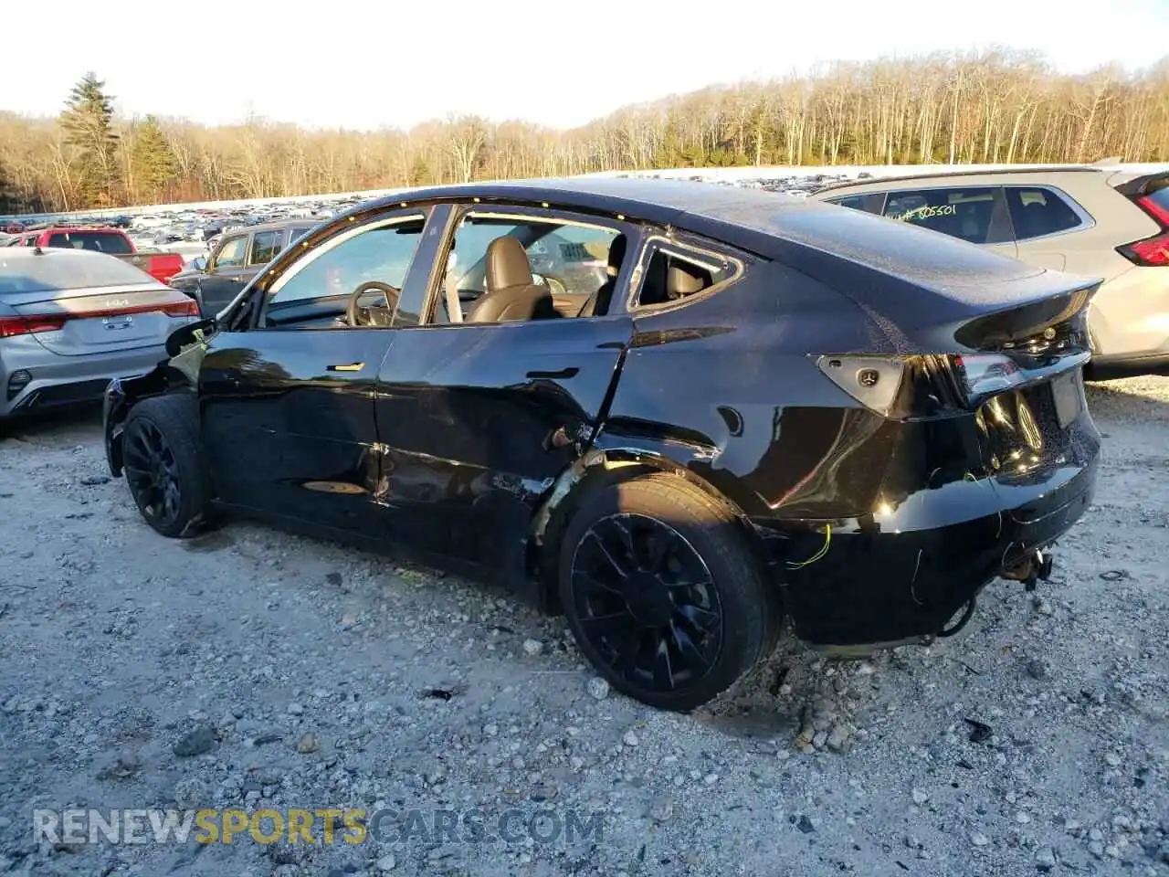2 Photograph of a damaged car 7SAYGDEE5PA111598 TESLA MODEL Y 2023