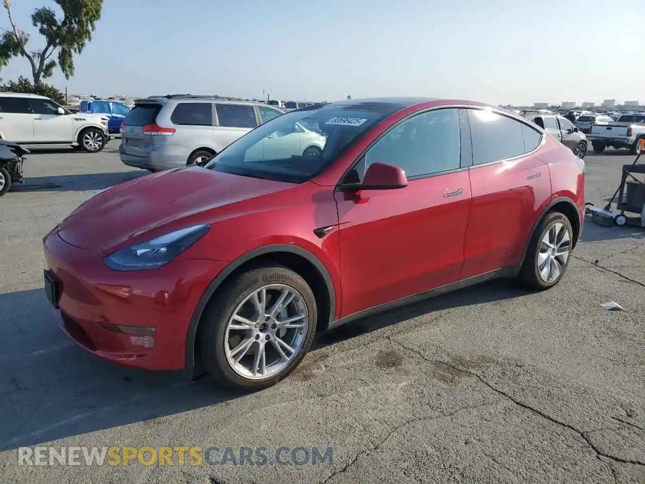1 fotografías del automóvil dañado 7SAYGDEE5PA124139 TESLA MODEL Y 2023