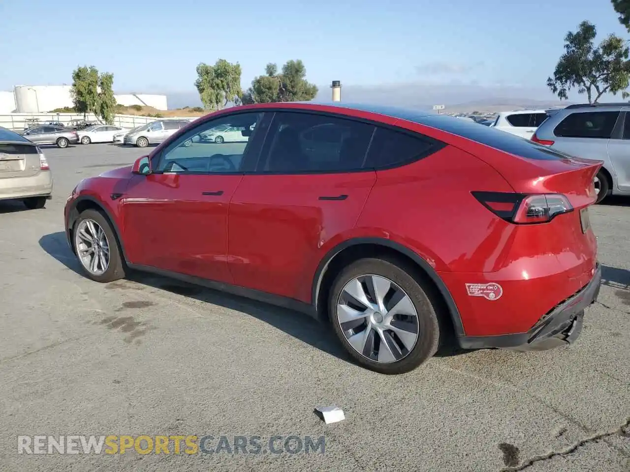 2 fotografías del automóvil dañado 7SAYGDEE5PA124139 TESLA MODEL Y 2023