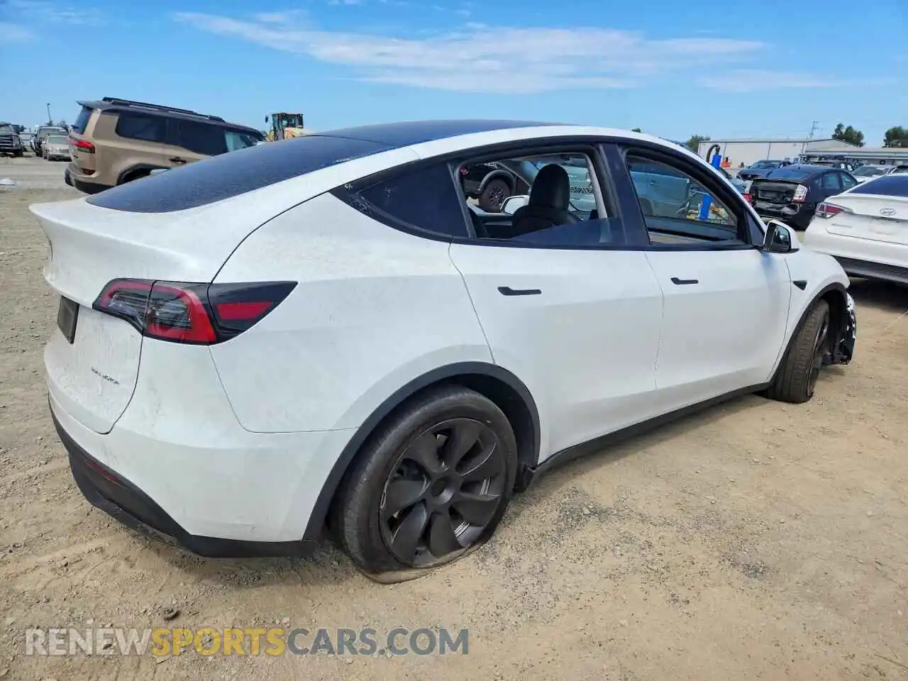 3 fotografías del automóvil dañado 7SAYGDEE5PA125680 TESLA MODEL Y 2023