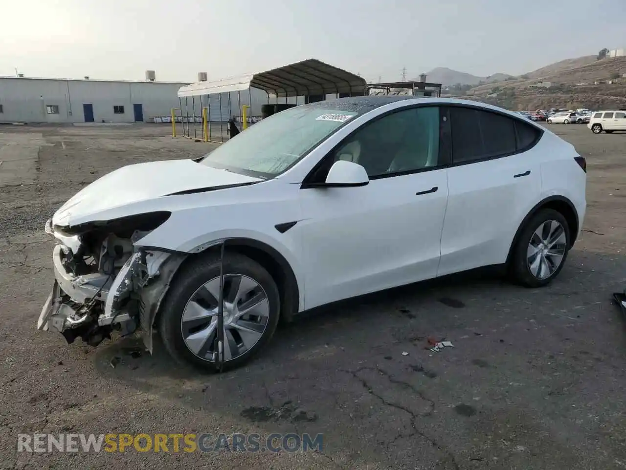 1 Photograph of a damaged car 7SAYGDEE5PA125887 TESLA MODEL Y 2023