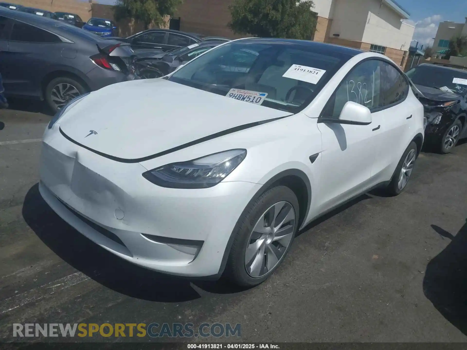 2 Photograph of a damaged car 7SAYGDEE5PA147680 TESLA MODEL Y 2023
