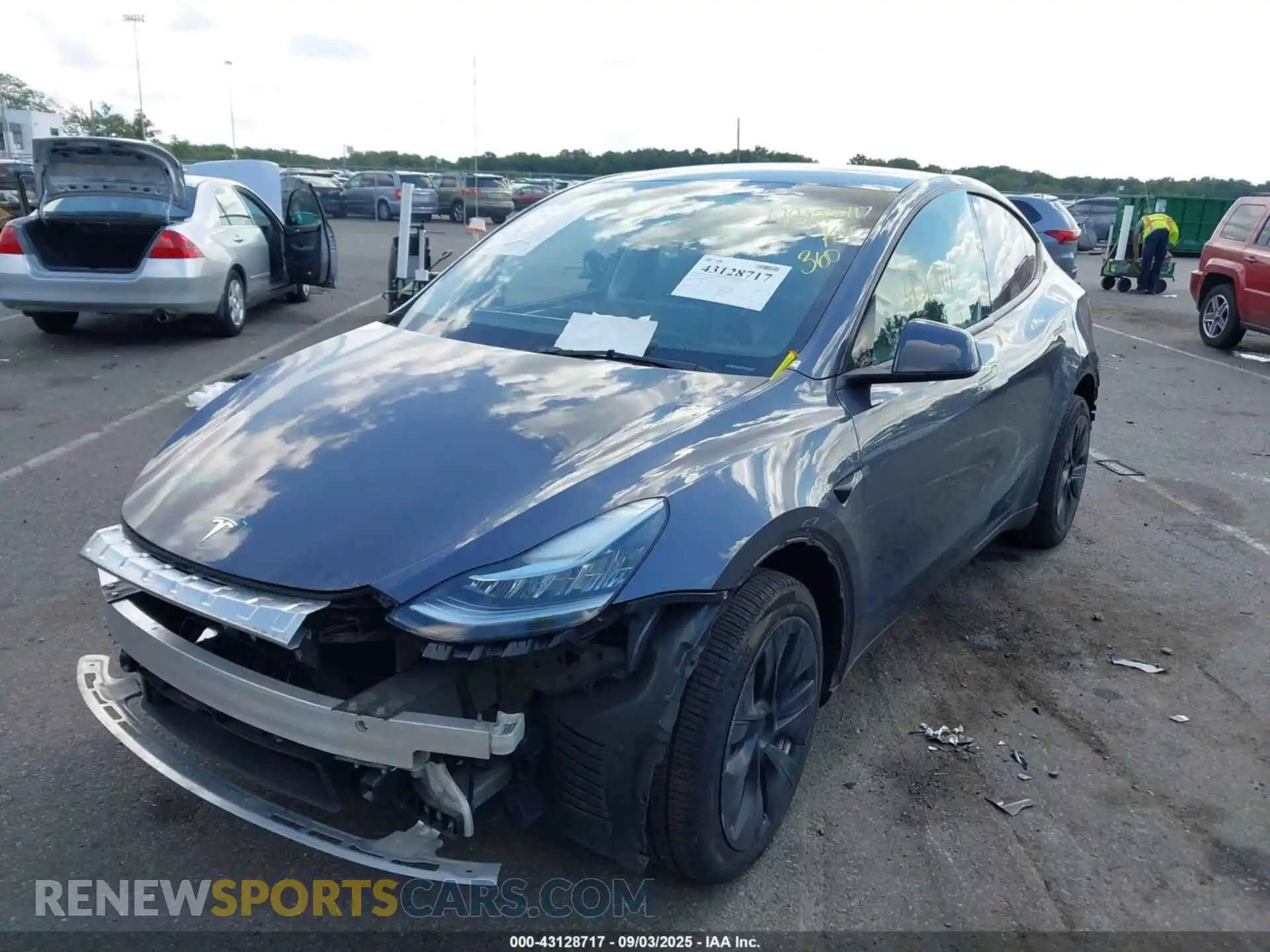 2 Photograph of a damaged car 7SAYGDEE5PA157920 TESLA MODEL Y 2023