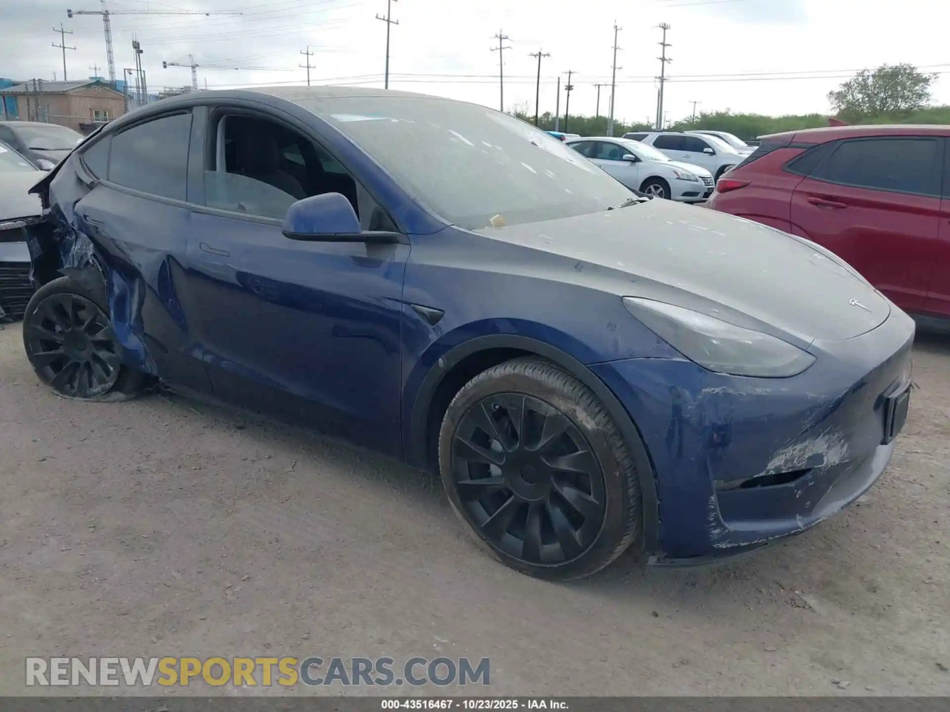 1 Photograph of a damaged car 7SAYGDEE5PA161076 TESLA MODEL Y 2023