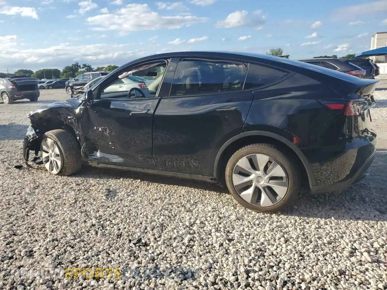 2 Photograph of a damaged car 7SAYGDEE5PA162776 TESLA MODEL Y 2023