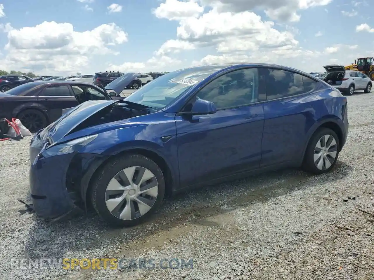 1 Photograph of a damaged car 7SAYGDEE5PA166908 TESLA MODEL Y 2023