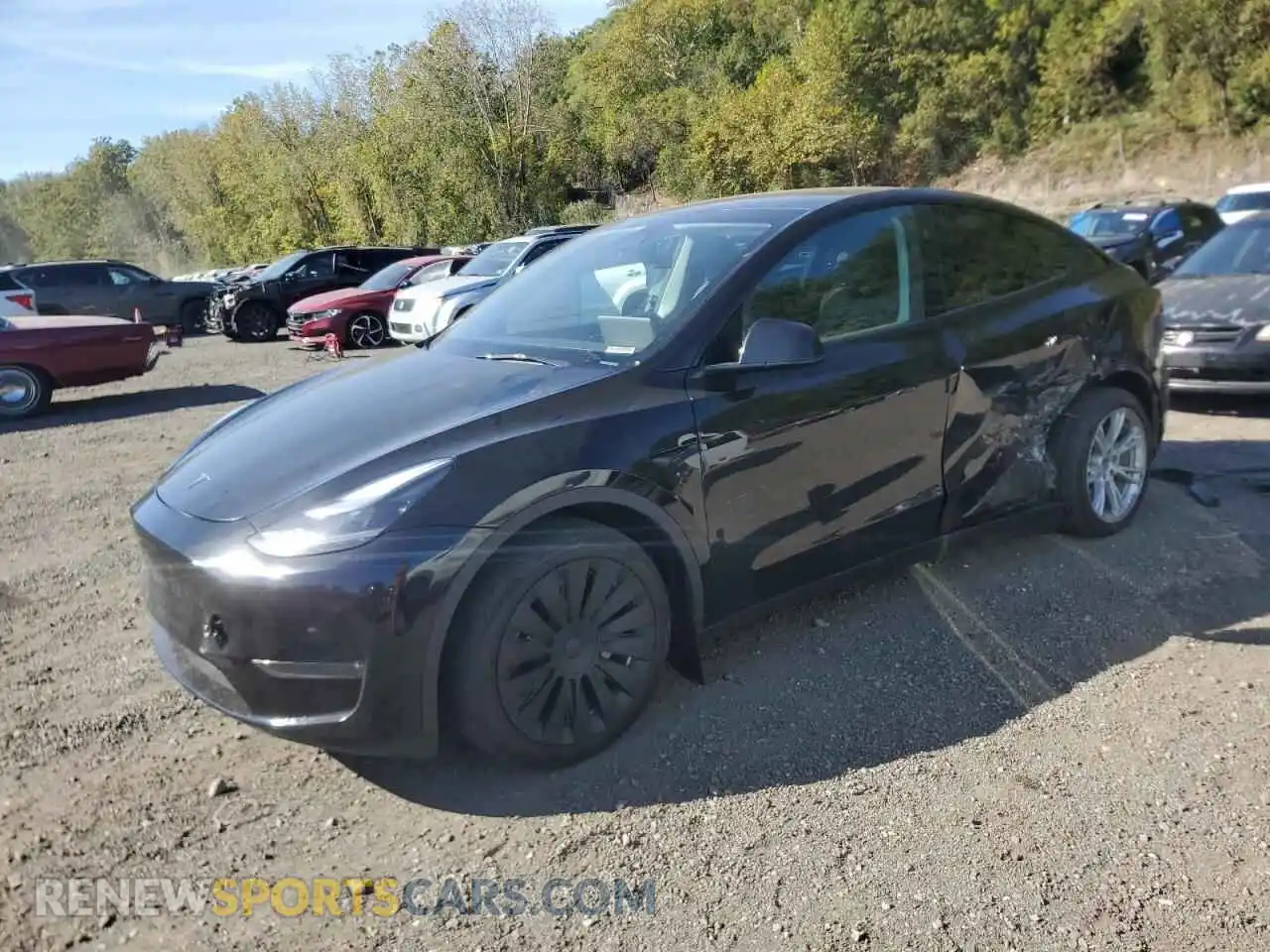 1 Photograph of a damaged car 7SAYGDEE5PA171008 TESLA MODEL Y 2023
