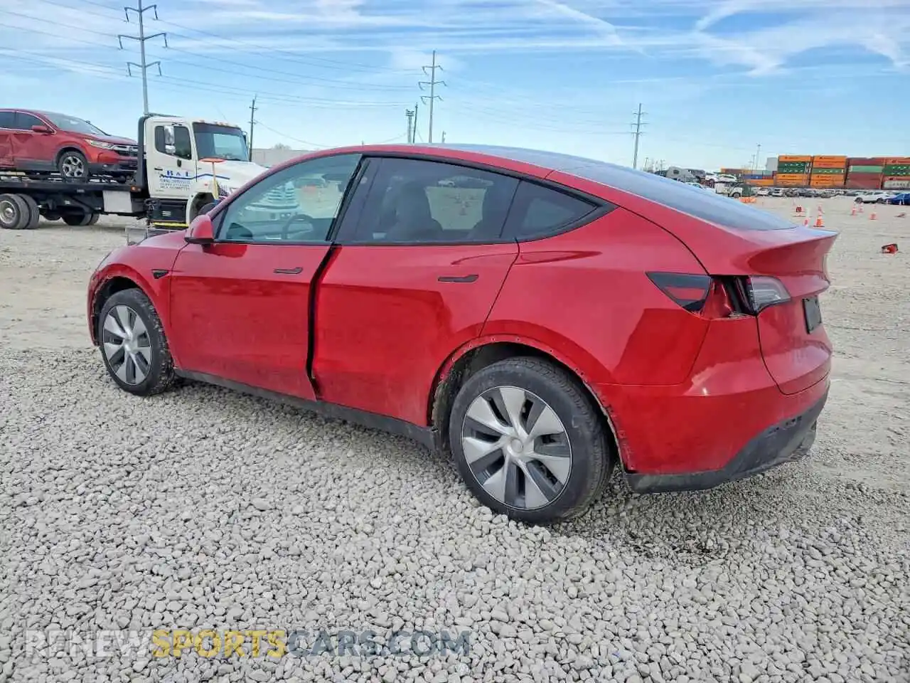 2 fotografías del automóvil dañado 7SAYGDEE5PA171378 TESLA MODEL Y 2023
