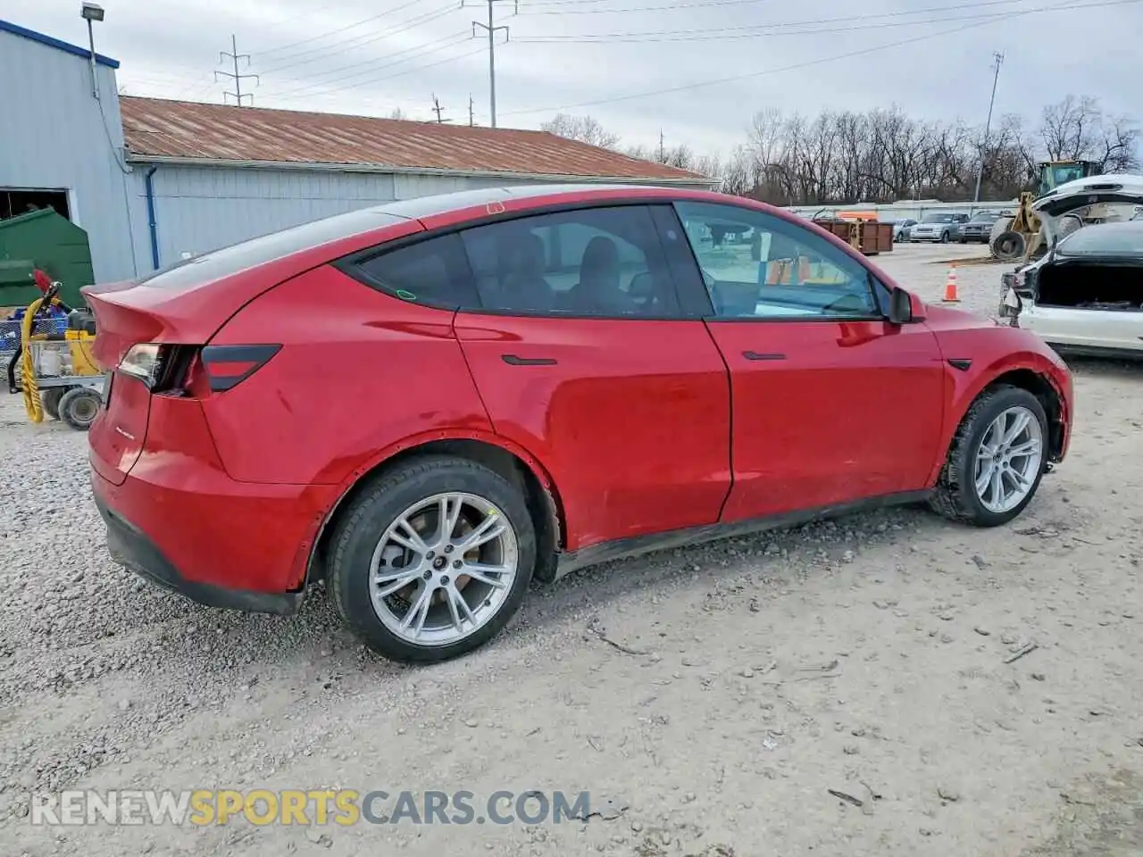 3 fotografías del automóvil dañado 7SAYGDEE5PA171378 TESLA MODEL Y 2023