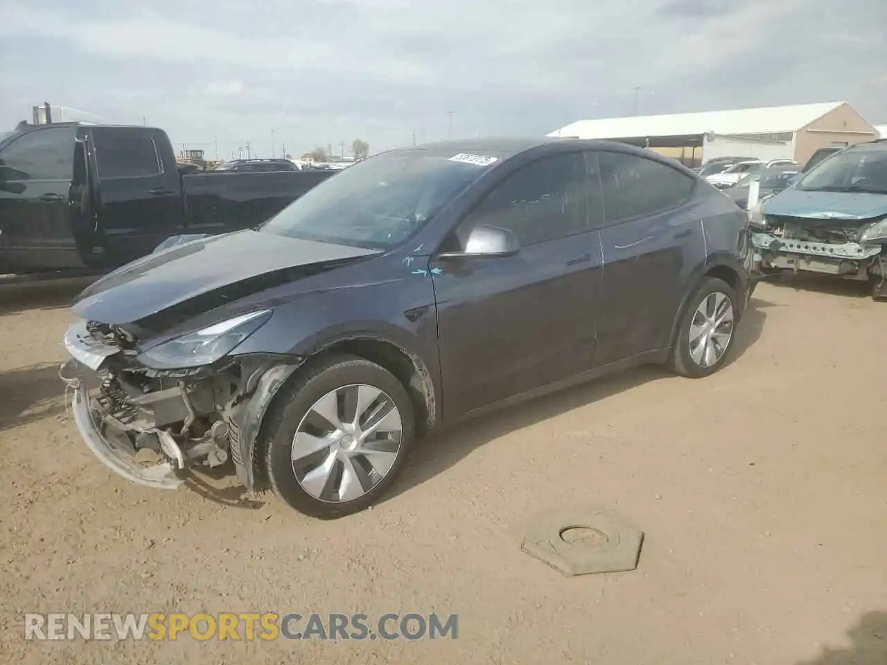 1 Photograph of a damaged car 7SAYGDEE5PA174412 TESLA MODEL Y 2023