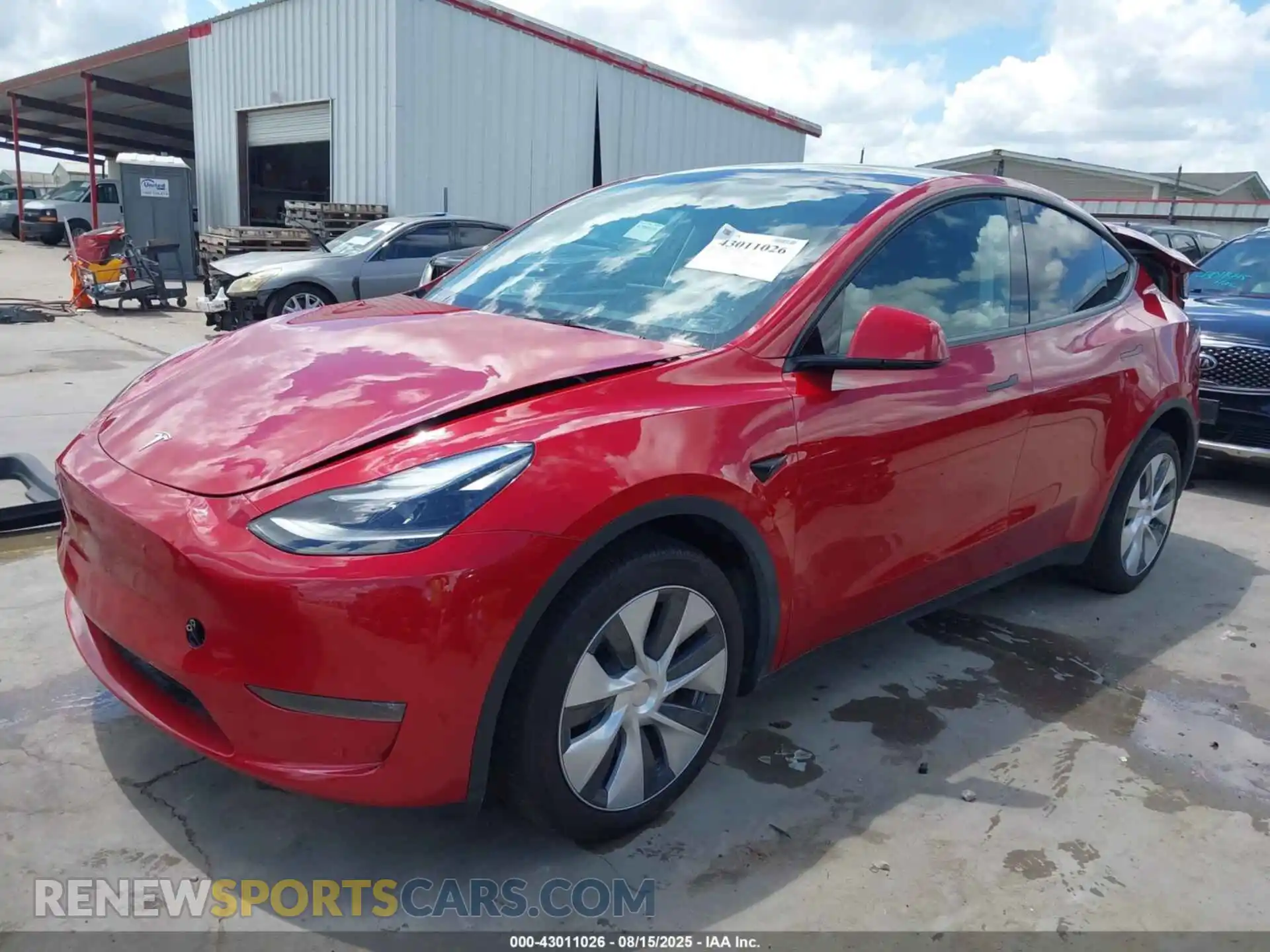 2 Photograph of a damaged car 7SAYGDEE5PA177066 TESLA MODEL Y 2023