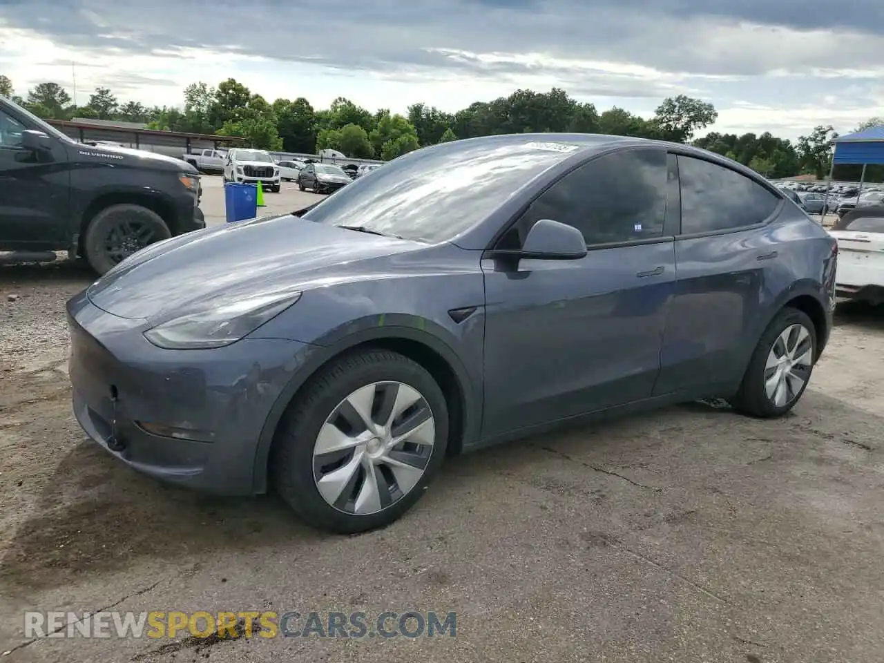 1 Photograph of a damaged car 7SAYGDEE5PA181666 TESLA MODEL Y 2023