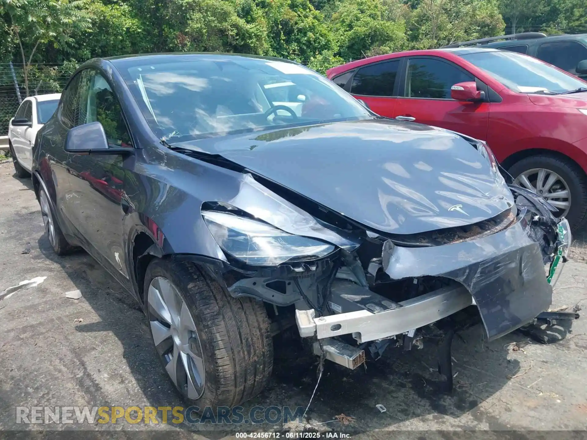 1 Фотография поврежденного автомобиля 7SAYGDEE5PA184258 TESLA MODEL Y 2023