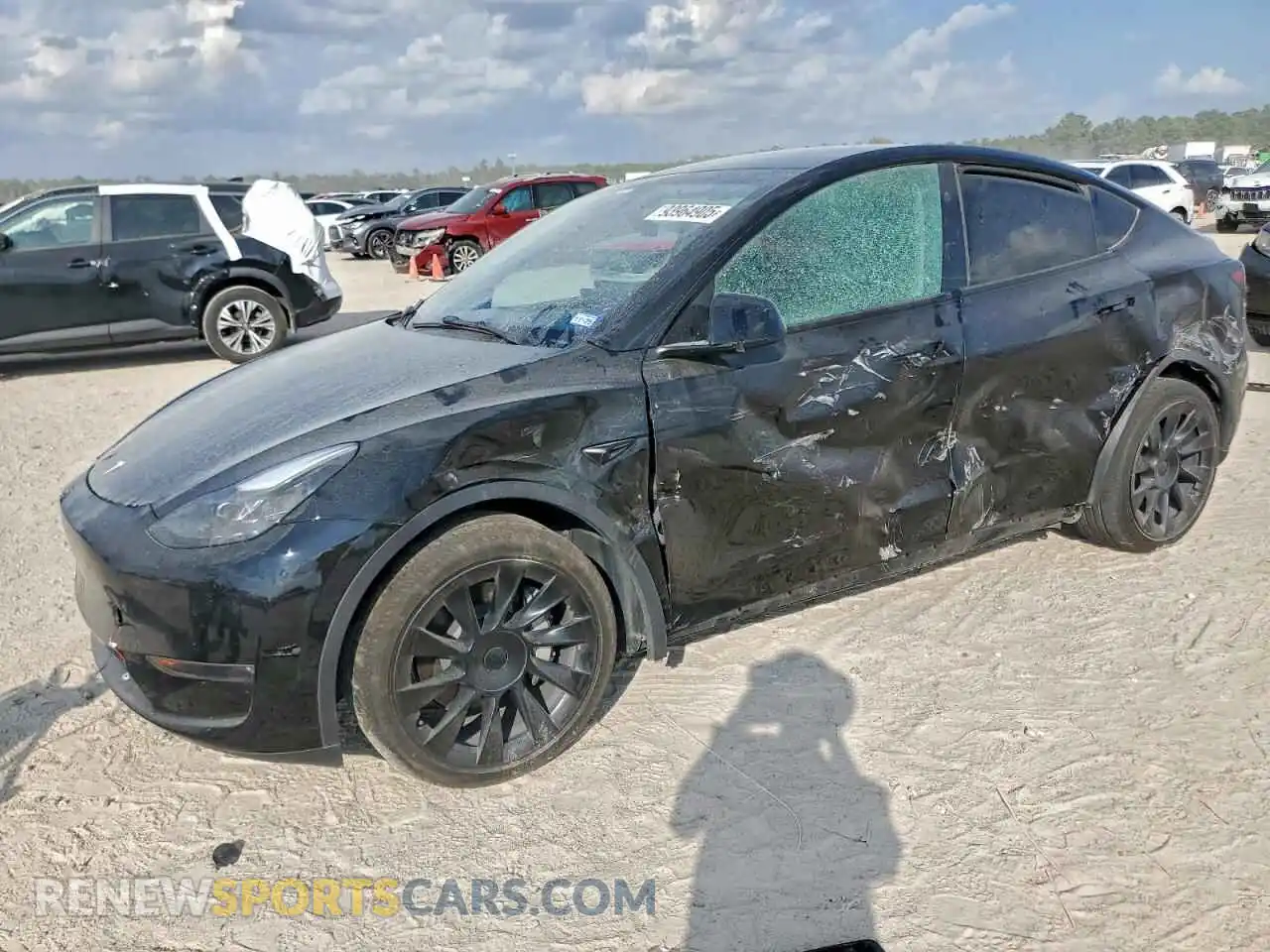 1 Photograph of a damaged car 7SAYGDEE5PA184776 TESLA MODEL Y 2023