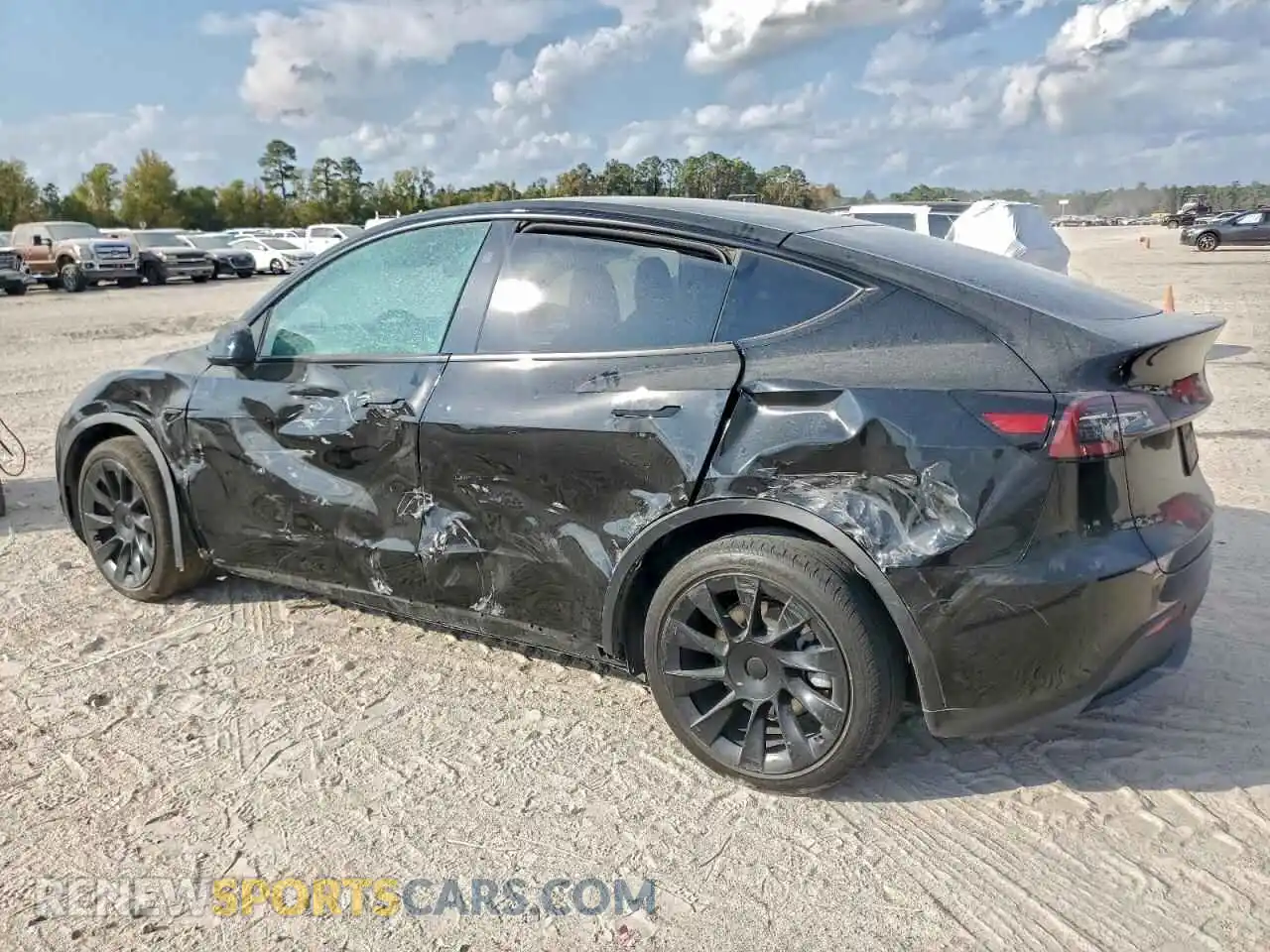 2 Photograph of a damaged car 7SAYGDEE5PA184776 TESLA MODEL Y 2023
