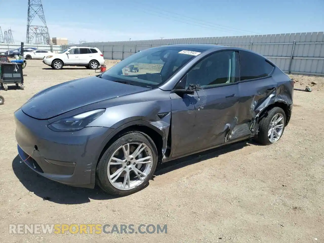 1 Photograph of a damaged car 7SAYGDEE5PA195468 TESLA MODEL Y 2023