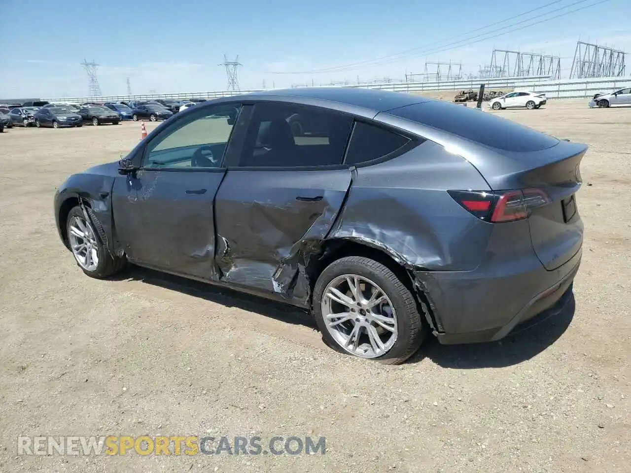 2 Photograph of a damaged car 7SAYGDEE5PA195468 TESLA MODEL Y 2023