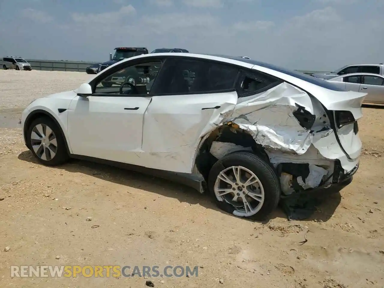 2 Photograph of a damaged car 7SAYGDEE5PA199133 TESLA MODEL Y 2023