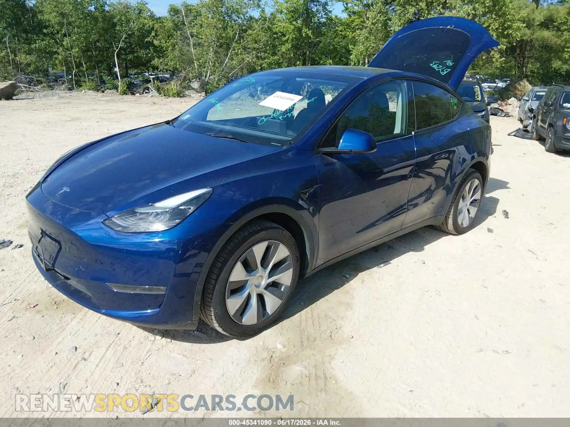 2 Photograph of a damaged car 7SAYGDEE5PA199293 TESLA MODEL Y 2023