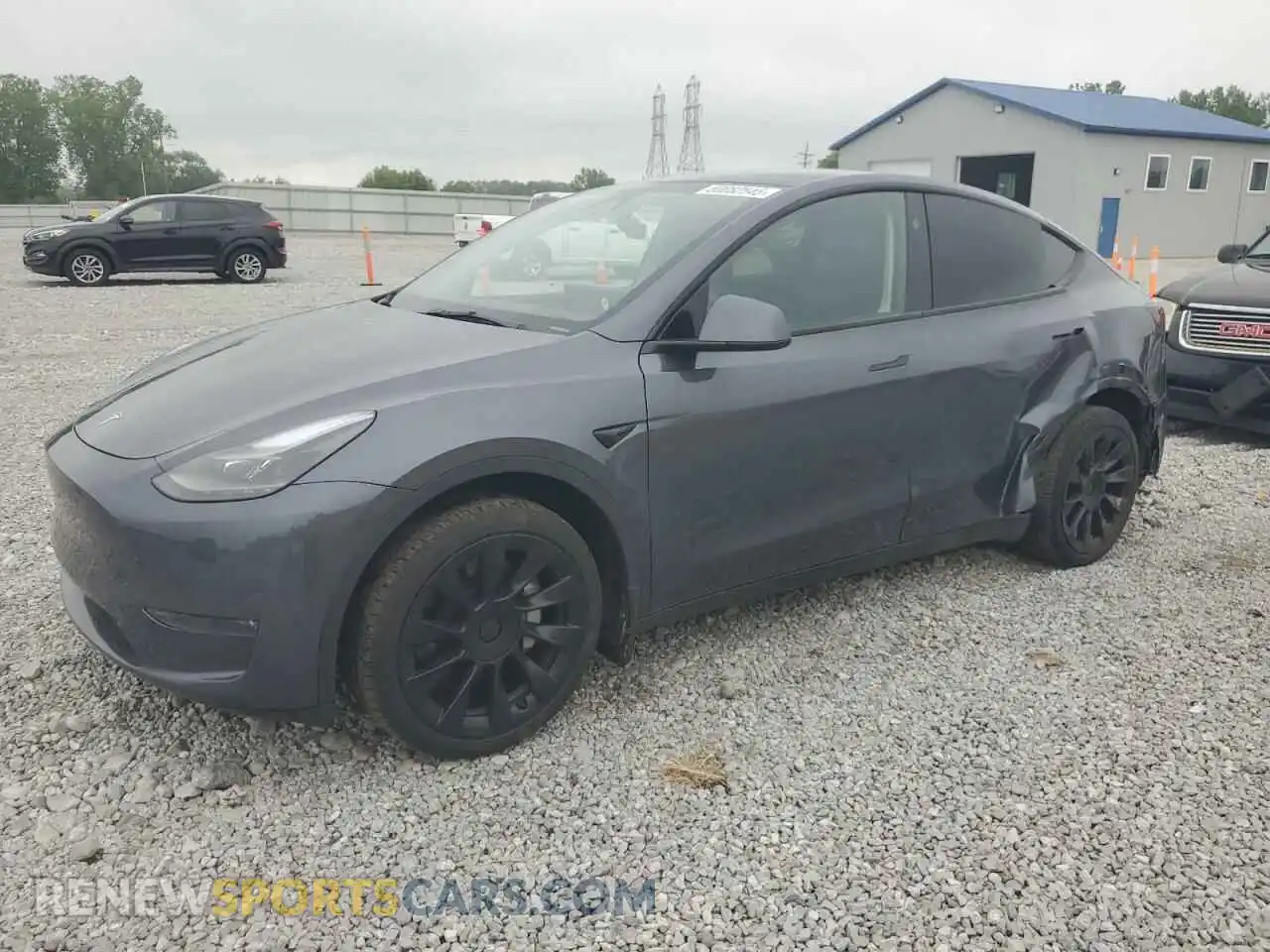 1 Photograph of a damaged car 7SAYGDEE5PA200216 TESLA MODEL Y 2023