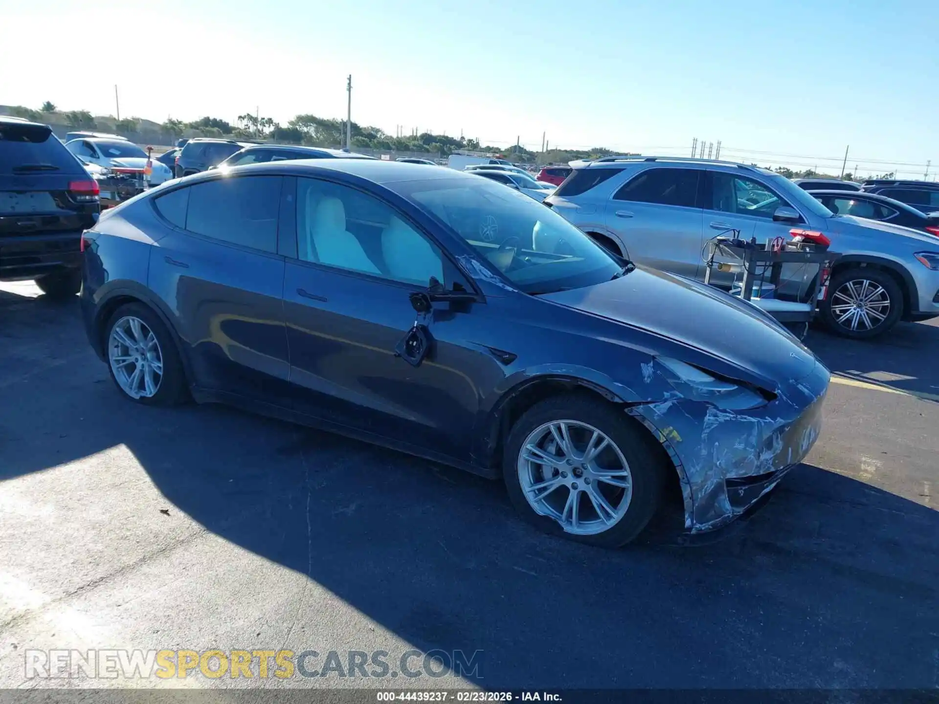 1 Photograph of a damaged car 7SAYGDEE5PA206033 TESLA MODEL Y 2023