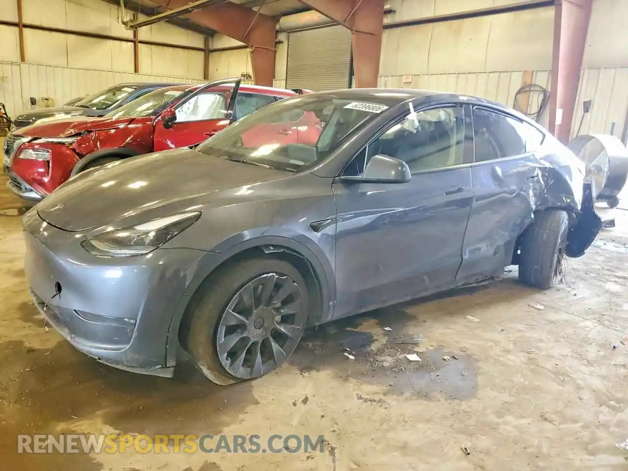 1 Photograph of a damaged car 7SAYGDEE5PA207151 TESLA MODEL Y 2023