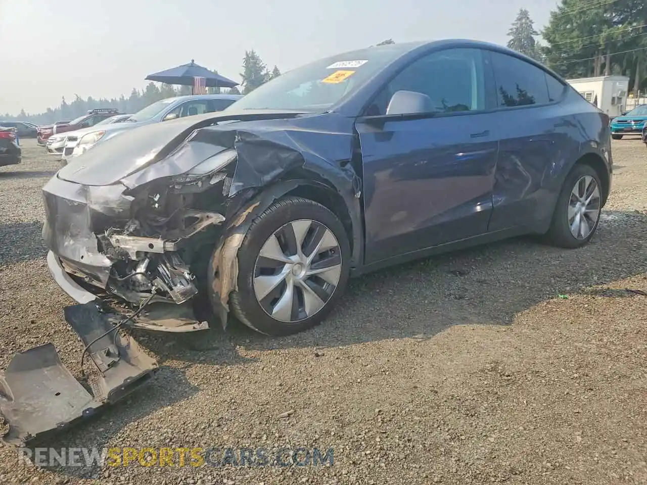1 Photograph of a damaged car 7SAYGDEE5PF584730 TESLA MODEL Y 2023