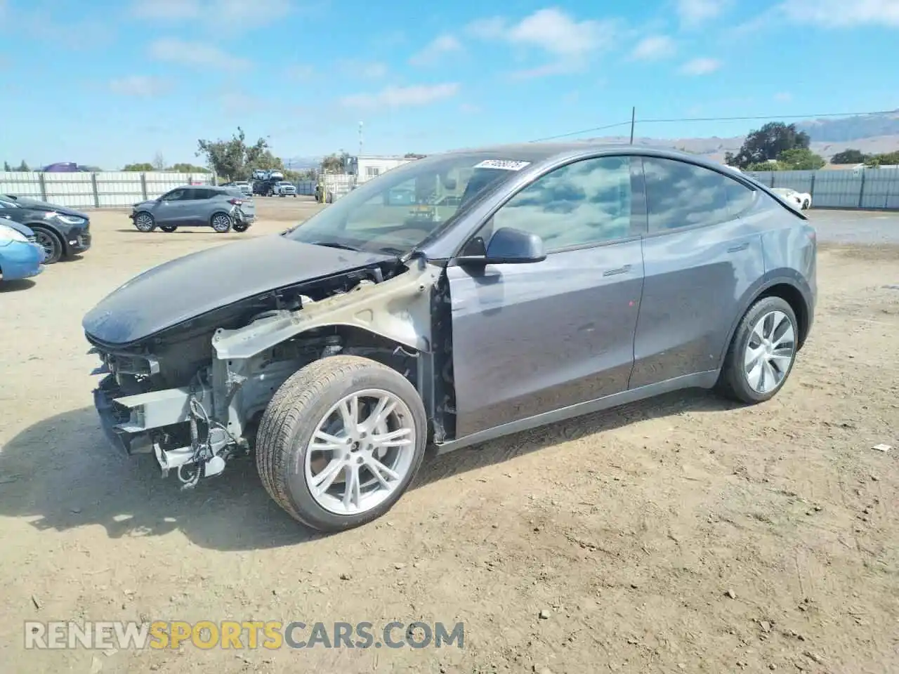 1 Photograph of a damaged car 7SAYGDEE5PF601686 TESLA MODEL Y 2023