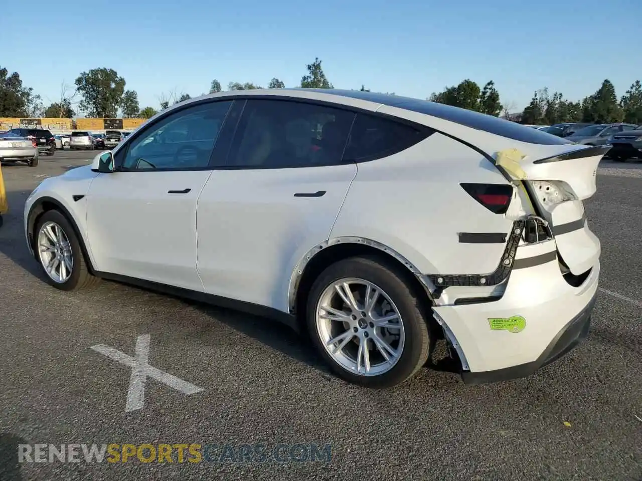 2 Photograph of a damaged car 7SAYGDEE5PF633425 TESLA MODEL Y 2023