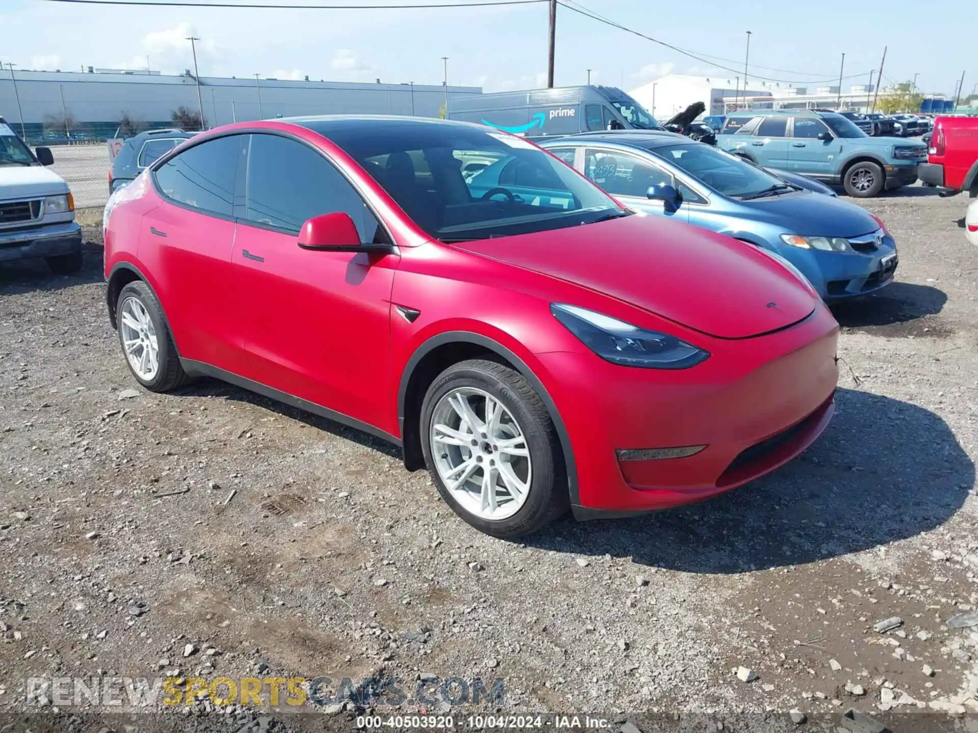 1 Фотография поврежденного автомобиля 7SAYGDEE5PF663783 TESLA MODEL Y 2023