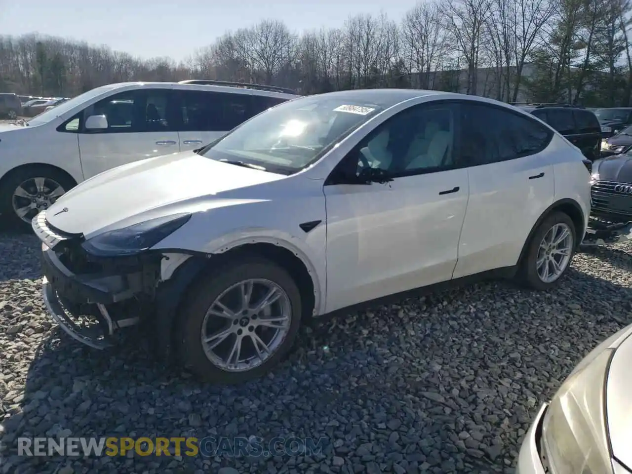 1 Photograph of a damaged car 7SAYGDEE5PF671124 TESLA MODEL Y 2023