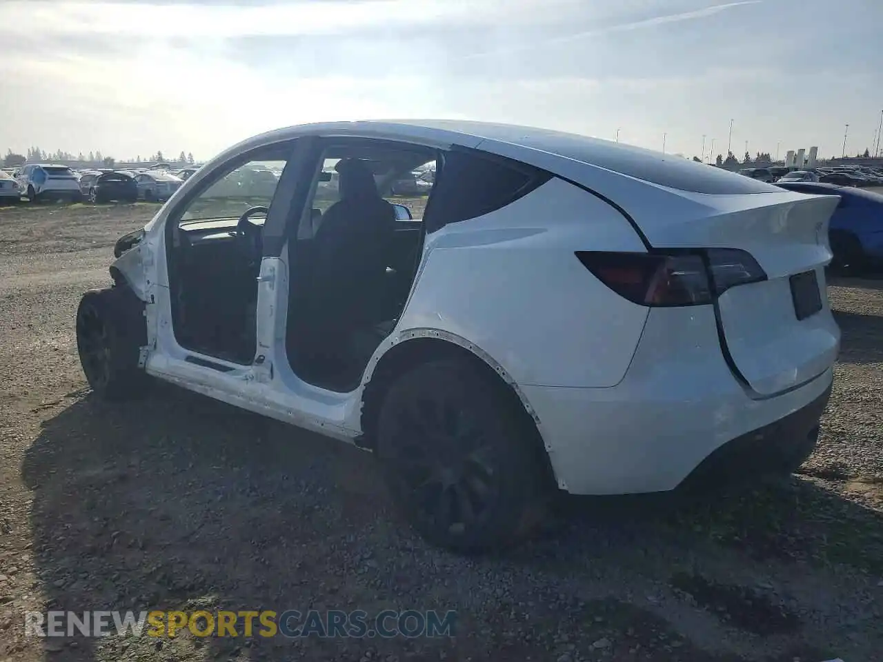 2 Photograph of a damaged car 7SAYGDEE5PF696265 TESLA MODEL Y 2023