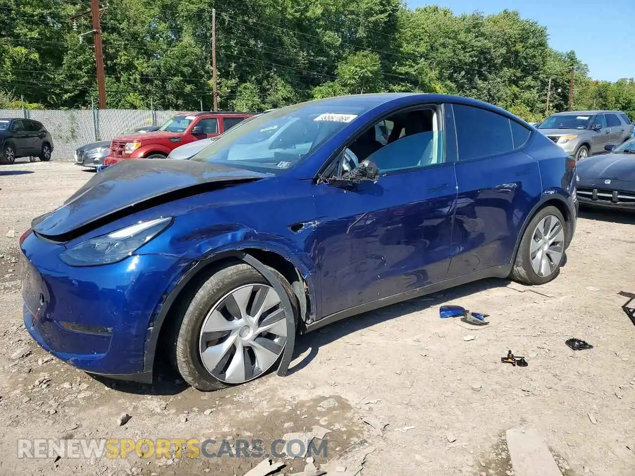 1 Фотография поврежденного автомобиля 7SAYGDEE5PF767335 TESLA MODEL Y 2023