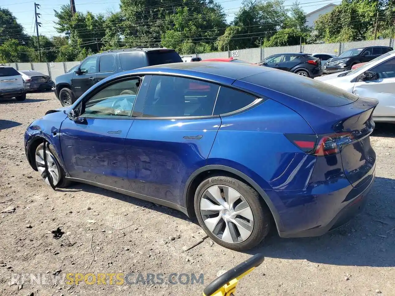 2 Фотография поврежденного автомобиля 7SAYGDEE5PF767335 TESLA MODEL Y 2023