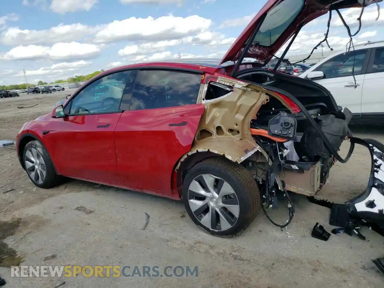 2 Photograph of a damaged car 7SAYGDEE5PF790601 TESLA MODEL Y 2023