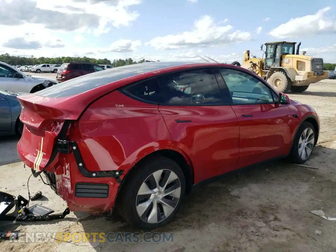 3 Photograph of a damaged car 7SAYGDEE5PF790601 TESLA MODEL Y 2023